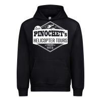 Black Pinochet Helicopter Tours Urban Hoodie - InspiraDesign