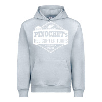 Heather Grey Pinochet Helicopter Tours Urban Hoodie - InspiraDesign
