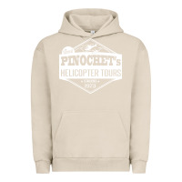 Pigment French Oak Pinochet Helicopter Tours Urban Hoodie - InspiraDesign