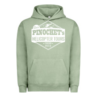 Pigment Oil Green Pinochet Helicopter Tours Urban Hoodie - InspiraDesign