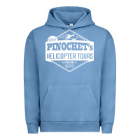 Pigment Pebble Blue Pinochet Helicopter Tours Urban Hoodie - InspiraDesign