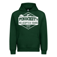 Forest Green Pinochet Helicopter Tours Urban Hoodie - InspiraDesign