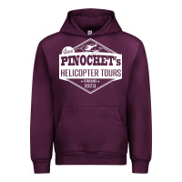 Mauve Wine Pinochet Helicopter Tours Urban Hoodie - InspiraDesign