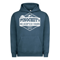 Pigment Midnight Navy Pinochet Helicopter Tours Urban Hoodie - InspiraDesign