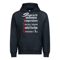 Navy Sepsis Awareness  Know Sepsis Signs  Sepsis Surviv Urban Hoodie - InspiraDesign