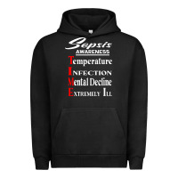 Pigment Black Sepsis Awareness  Know Sepsis Signs  Sepsis Surviv Urban Hoodie - InspiraDesign