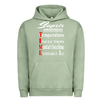 Pigment Oil Green Sepsis Awareness  Know Sepsis Signs  Sepsis Surviv Urban Hoodie - InspiraDesign