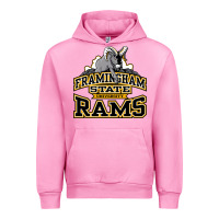 Fuchsia Pink framingham state Urban Hoodie - InspiraDesign