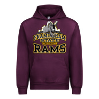 Mauve Wine framingham state Urban Hoodie - InspiraDesign