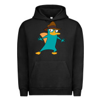 Pigment Black Perry The Platypus Urban Hoodie - InspiraDesign