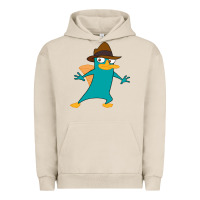 Pigment French Oak Perry The Platypus Urban Hoodie - InspiraDesign