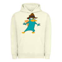 Pigment Pistachio Perry The Platypus Urban Hoodie - InspiraDesign