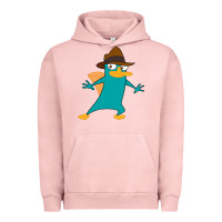 Pigment Salmon Perry The Platypus Urban Hoodie - InspiraDesign