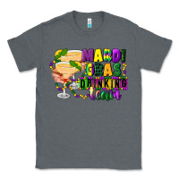 Charcoal Heather mardi gras drinking team margaritas Classic Tee - CowGirlArtShop