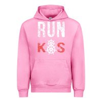 Fuchsia Pink RUN k8s Urban Hoodie - InspiraDesign