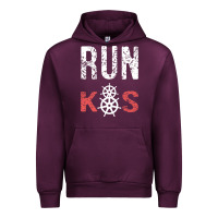 Mauve Wine RUN k8s Urban Hoodie - InspiraDesign