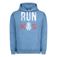 Pigment Pebble Blue RUN k8s Urban Hoodie - InspiraDesign