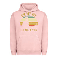 Pigment Salmon oh my my oh hell yes petty funny music fans gifts Urban Hoodie - InspiraDesign