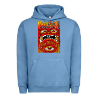Pigment Pebble Blue Kite fly Urban Hoodie - InspiraDesign