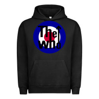 Pigment Black rock and roll Urban Hoodie - InspiraDesign