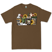 Cacao cowhide coffee cup Premium Tee - HowdyJamesFarm