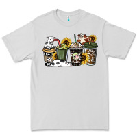 Dove Grey cowhide coffee cup Premium Tee - HowdyJamesFarm