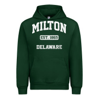 Forest Green milton delaware de vintage state athletic style t shirt Urban Hoodie - InspiraDesign