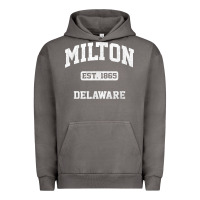 Pigment Tornado milton delaware de vintage state athletic style t shirt Urban Hoodie - InspiraDesign