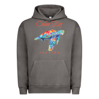 Pigment Tornado Cedar Key Florida Watercolor Sea Turtle Sweatshirt Urban Hoodie - InspiraDesign