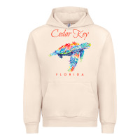 Sandshell Cedar Key Florida Watercolor Sea Turtle Sweatshirt Urban Hoodie - InspiraDesign