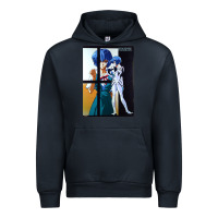 Navy Neon Genesis Evangelion Rei Ayanami Urban Hoodie - InspiraDesign
