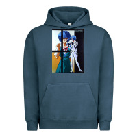 Pigment Midnight Navy Neon Genesis Evangelion Rei Ayanami Urban Hoodie - InspiraDesign