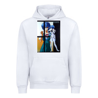 White Neon Genesis Evangelion Rei Ayanami Urban Hoodie - InspiraDesign