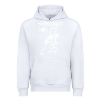 White Hangmans Joke Urban Hoodie - InspiraDesign