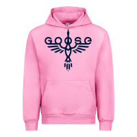 Fuchsia Pink goose music Urban Hoodie - InspiraDesign