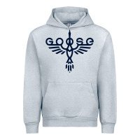 Heather Grey goose music Urban Hoodie - InspiraDesign