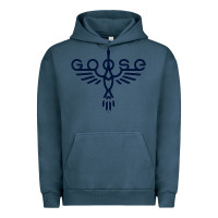Pigment Midnight Navy goose music Urban Hoodie - InspiraDesign