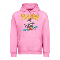 Fuchsia Pink trasher Urban Hoodie - InspiraDesign