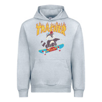 Heather Grey trasher Urban Hoodie - InspiraDesign