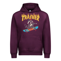 Mauve Wine trasher Urban Hoodie - InspiraDesign