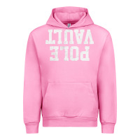 Fuchsia Pink pole vault t shirt upside down funny pole vault jumper shirt Urban Hoodie - InspiraDesign