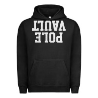 Pigment Black pole vault t shirt upside down funny pole vault jumper shirt Urban Hoodie - InspiraDesign