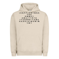 Pigment French Oak I Have Brought Peace Urban Hoodie - InspiraDesign