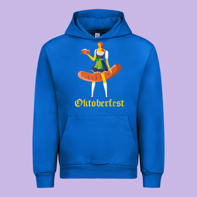 Barmaid Oktoberfest Funny German Woman Dirndl Bratwurst T Shirt Urban Hoodie Designed By Inspiradesign