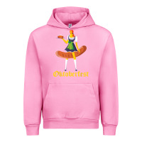 Fuchsia Pink barmaid oktoberfest funny german woman dirndl bratwurst t shirt Urban Hoodie - InspiraDesign