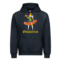 Navy barmaid oktoberfest funny german woman dirndl bratwurst t shirt Urban Hoodie - InspiraDesign
