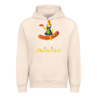 Sandshell barmaid oktoberfest funny german woman dirndl bratwurst t shirt Urban Hoodie - InspiraDesign