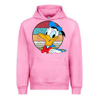 Fuchsia Pink Donald duck funny Urban Hoodie - InspiraDesign