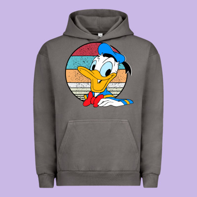 Donald Duck Funny Urban Hoodie Designed By Inspiradesign