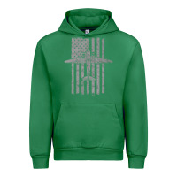 Emerald C-47 Skytrain Wwii Transport Airplane Vintage Flag Urban Hoodie - InspiraDesign